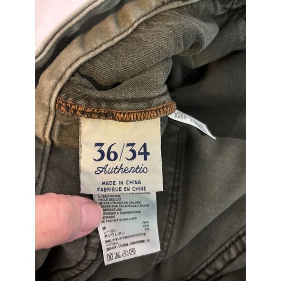 Men's Tommy Bahama Green Jeans Size 36/34 - Picture 5 of 8